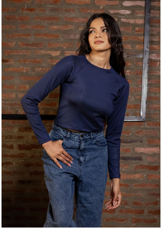 BLUE LONG SLEEVE TSHIRT